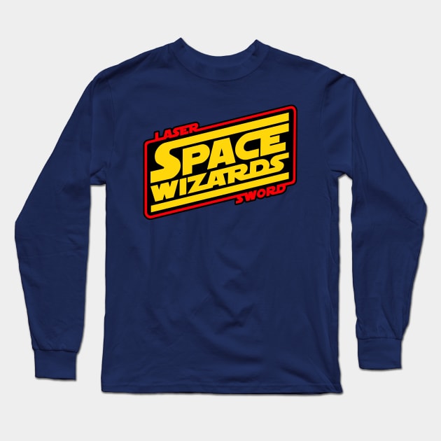 LASER SWORD SPACE WIZARDS Long Sleeve T-Shirt by beastpop